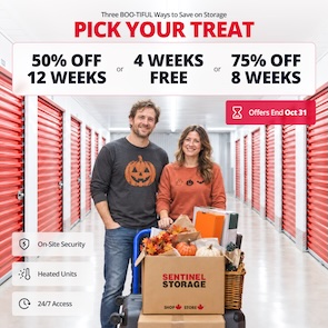 Sentinel Storage Promotion