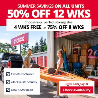 Sentinel Storage Promotion