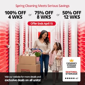 Sentinel Storage Promotion