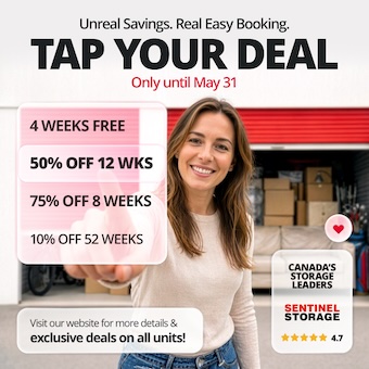 Sentinel Storage Promotion
